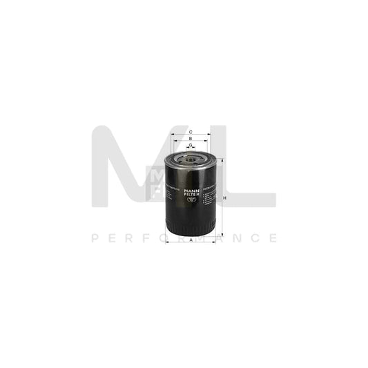 MANN-FILTER W 936/2 Oil Filter Spin-on Filter, with one anti-return valve | ML Performance Car Parts