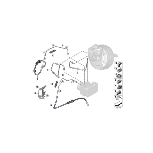 Genuine BMW Mini 07130519991 R53 E93 F15 Spacer Holder (Inc. 116i) | ML Performance UK Car Parts