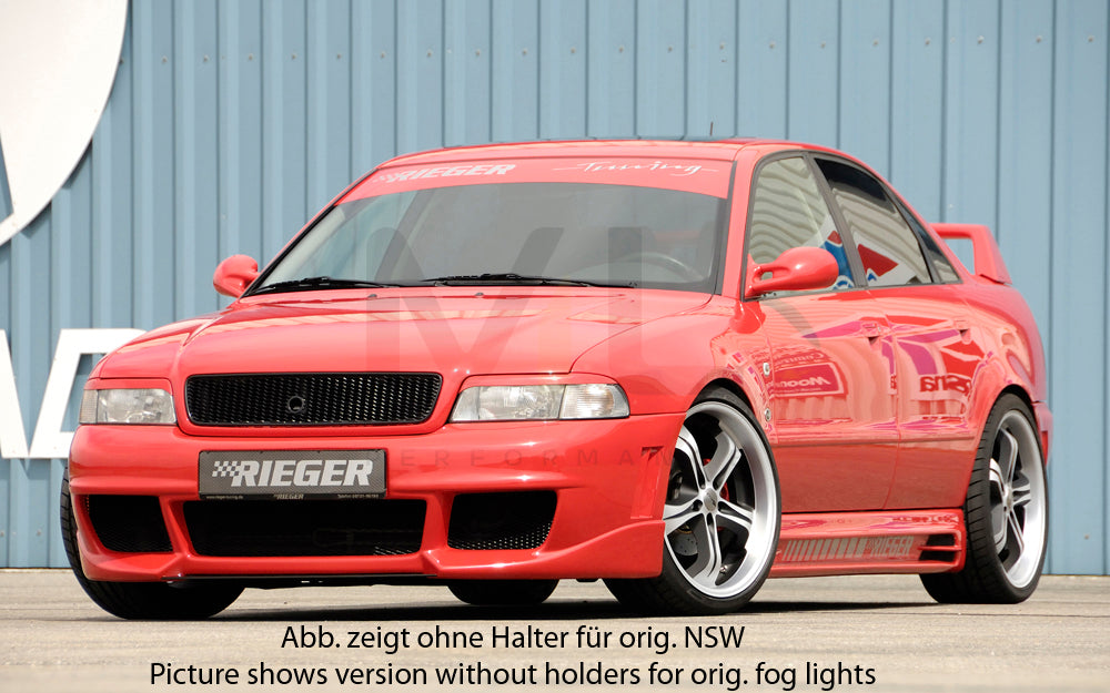 Rieger 00055072 Audi B5 A4 Front Bumper - RS4-Look 2 | ML Performance UK Car Parts