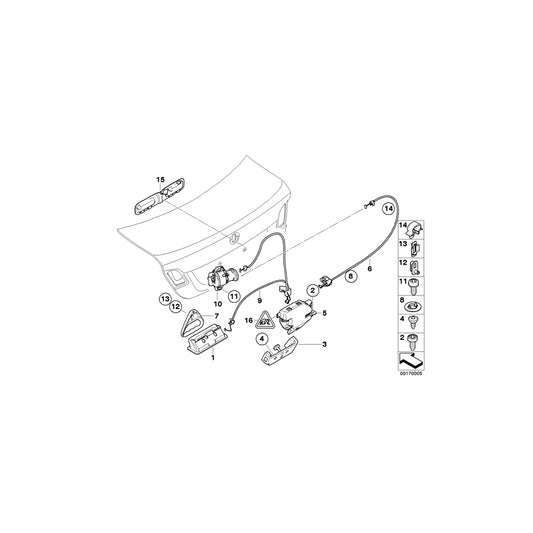 Genuine BMW 07147177066 F01 F80 Torx-Countersunk Head Screw M6X10 (Inc. 318d) | ML Performance UK Car Parts