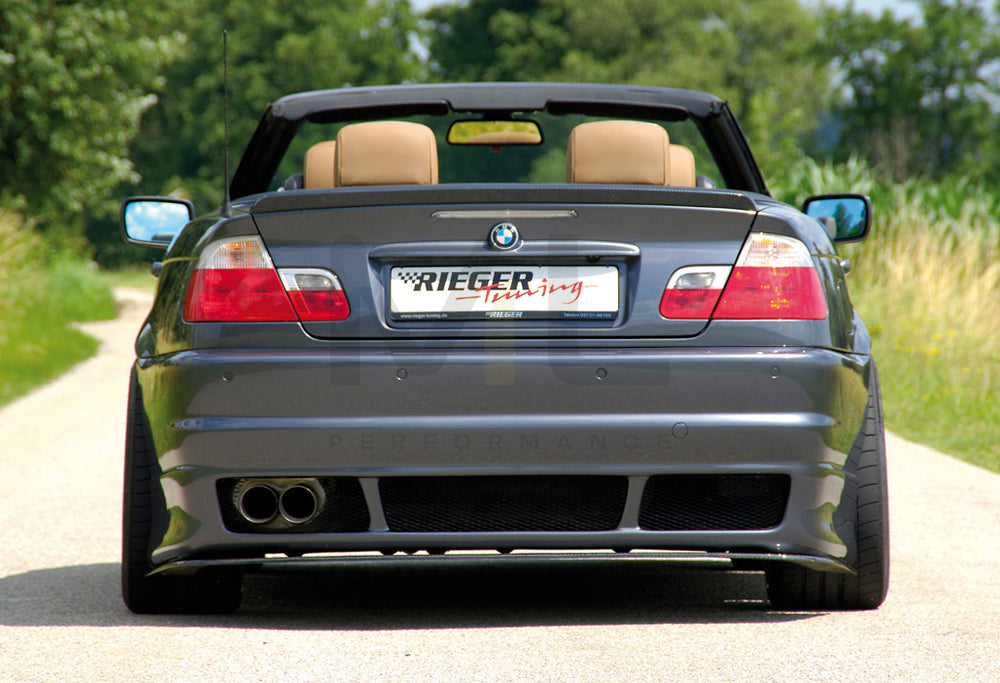 Rieger 00050213 BMW 3 Series E46 Rear Bumper 7 | ML Performance UK Car Parts
