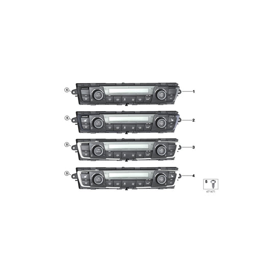 Genuine BMW 64119287340 F22 F31 F21 Automatic Air Conditioning Control (Inc. 318d, 220d & 428i) | ML Performance UK