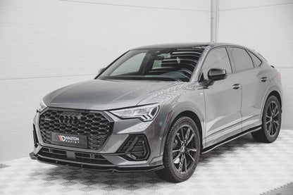 Maxton Design Audi Q3 Sportback S-Line Front Splitter V.1