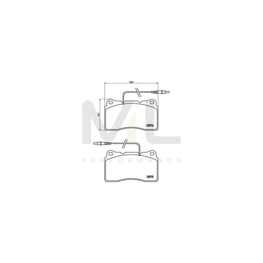 Brembo P 23 082 Brake Pad Set | ML Performance Car Parts
