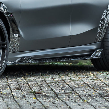 MANHART MH3F9611007 FORGED CARBON SIDE SKIRTS FOR BMW F96 X6M (COMPETITION)