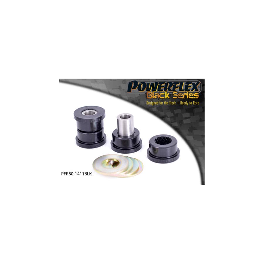 Powerflex PFR80-1411BLK Vauxhall - Opel Holden Chevrolet Buick Rear Panhard Rod Outer Bush (Inc. Zafira C, Cascada, Astra, Cruze) | ML Performance UK Car Parts