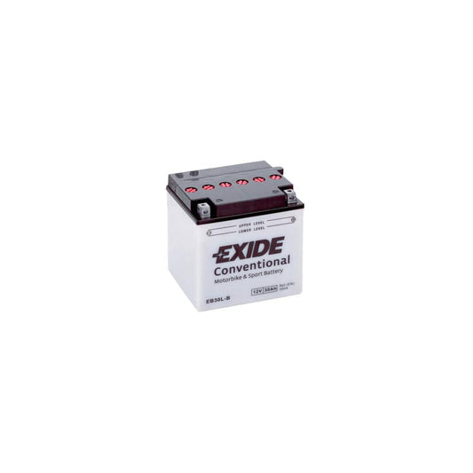 Exide EB30L-B 12V Conventional Motorcycle Battery | ML Performance UK Car Parts