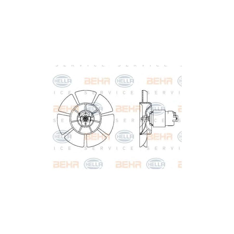 Hella 8EW 009 160-331 Interior Blower