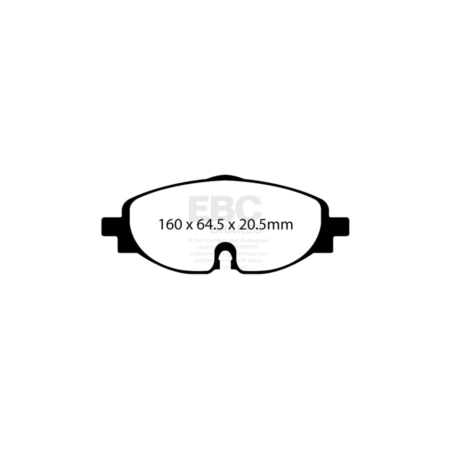 EBC DP52150NDX Audi Cupra VW Bluestuff NDX Front Brake Pads  - TRW/ATE Caliper 2 | ML Performance UK Car Parts