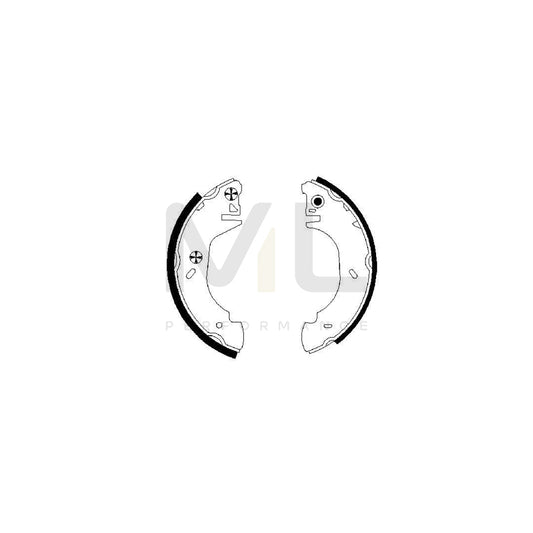 BOSCH 0 986 487 524 Brake Shoe Set for FORD TRANSIT | ML Performance Car Parts