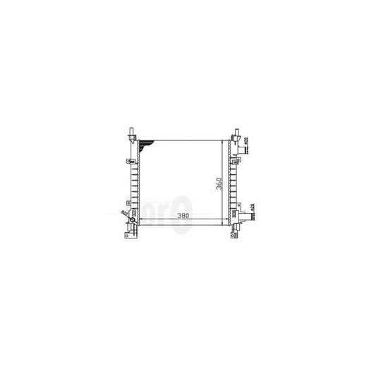 Abakus 0170170003 Engine Radiator For Ford Ka Hatchback (Rb) | ML Performance UK