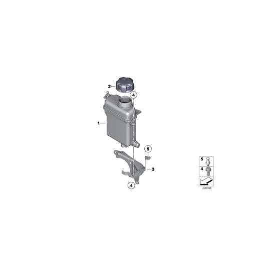 Genuine BMW 17138671387 F03 G12 RR31 Expansion Tank (Inc. Cullinan Black Badge, Dawn & Ghost EWB) | ML Performance UK