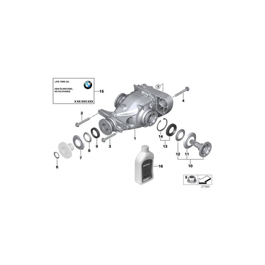 Genuine BMW 33107566190 E90 E92 Exch. Final Drive I=3,91 (Inc. 325xi & 328xi) | ML Performance UK Car Parts
