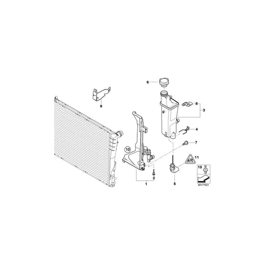 Genuine BMW 11537791194 E53 Hose Clamp (Inc. X5 3.0d) | ML Performance UK Car Parts