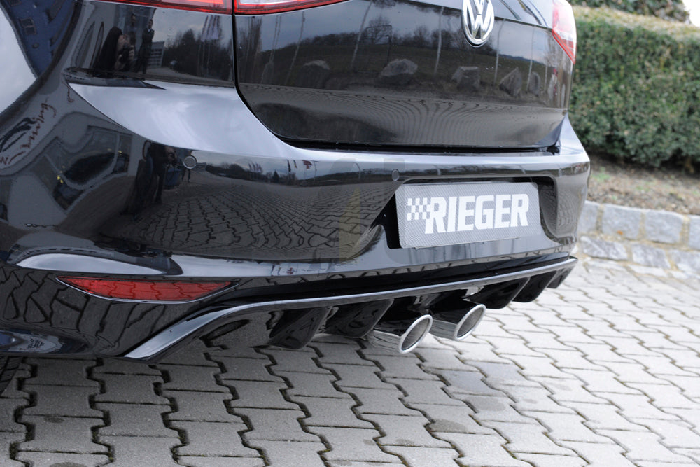 Rieger 00088102 VW Mk7-Line Golf R Rear Diffuser 2 | ML Performance UK Car Parts