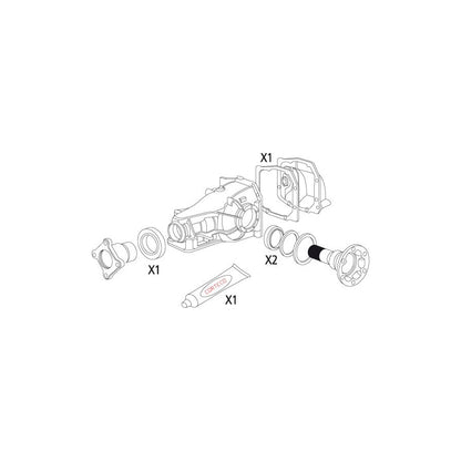 Corteco 19536199 Gasket Set, Differential | ML Performance UK