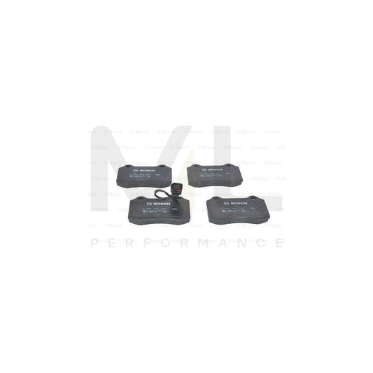 Bosch 0986494367 Brake Pad Set With Integrated Wear Sensor, With Anti-Squeak Plate BP1275 | ML Performance Car Parts