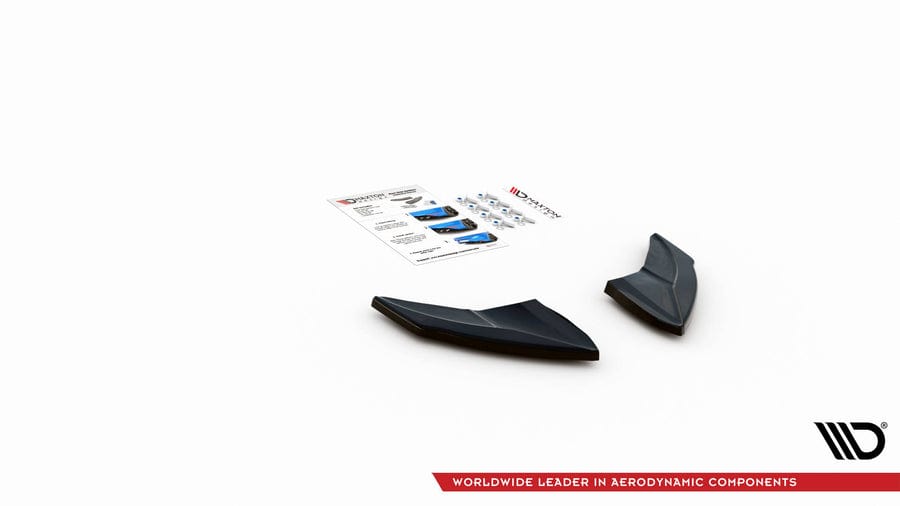 Maxton Design Volkswagen Golf R MK7 Rear Side Splitters V.4