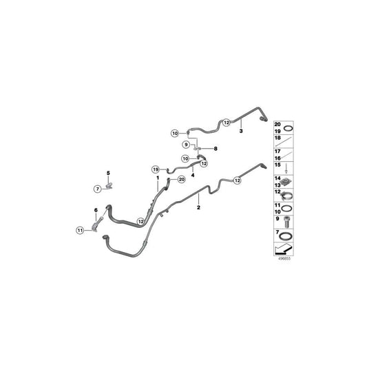 Genuine BMW 11007733509 O-Ring 14X2,5 FKM 80SH (Inc. M6 GT3) | ML Performance UK Car Parts