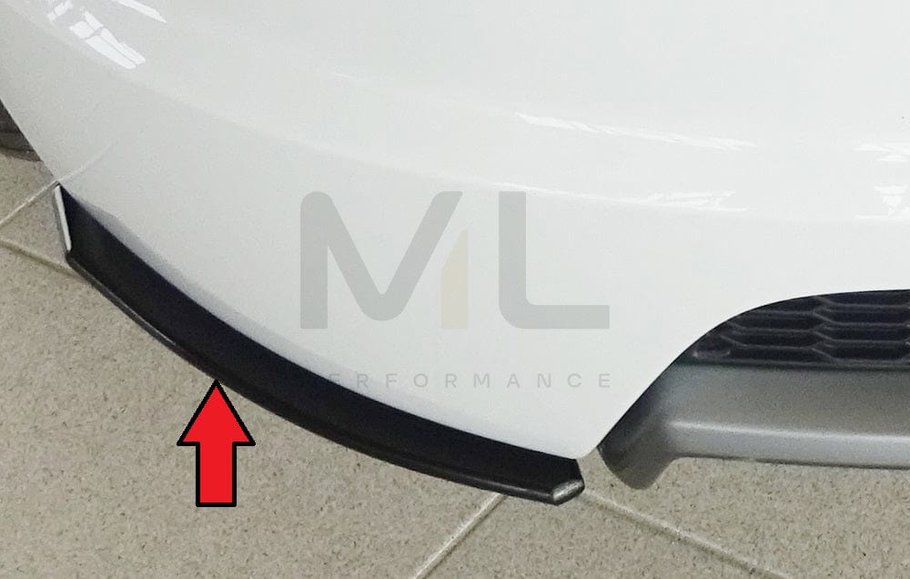 Rieger 00055177 Audi 8J-FV 8S Rear Side Splitter (TT & TTS) 1 | ML Performance UK Car Parts
