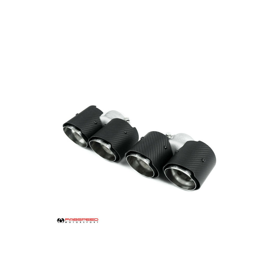 Fabspeed Porsche 991.2 Carrera Deluxe Quad Tips (2017-2019) | ML Performance UK