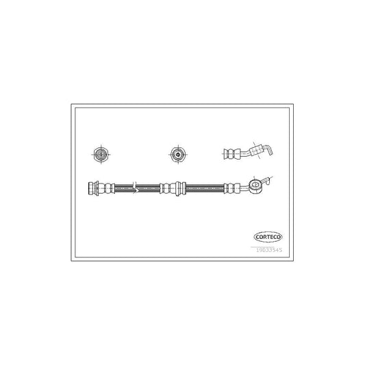 Corteco 19033545 Brake Hose | ML Performance UK
