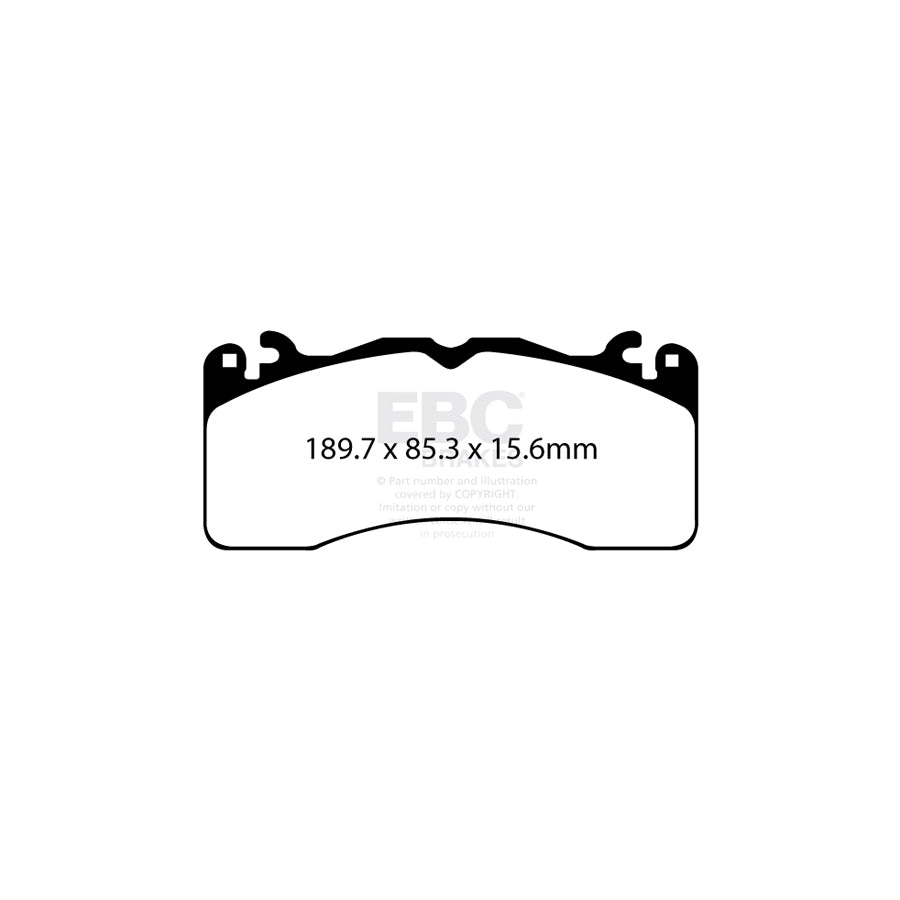 EBC DP83040RPX Ford Mustang RP-X Full Race Front Brake Pads 2 | ML Performance UK Car Parts