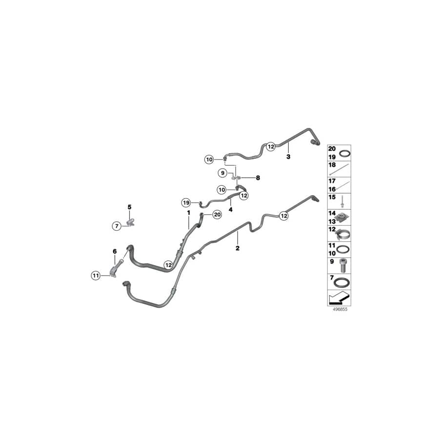 Genuine BMW 11007730177 O-Ring 11,1X1,78 80SH (Inc. M6 GT3) | ML Performance UK Car Parts