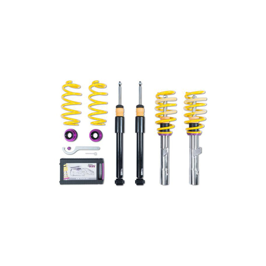 KW 18081038 Seat VW Variant 2 Street Comfort Coilover Kit - With EDC Delete (Leon & Golf) 1  | ML Performance UK Car Parts