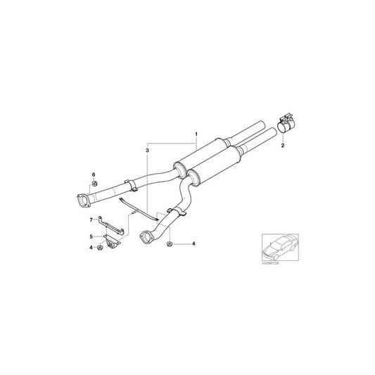 Genuine BMW 18207505781 E66 E67 Bracket (Inc. Phantom EWB, 740i & Drophead) | ML Performance UK
