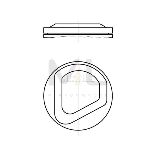 MAHLE ORIGINAL 082 49 02 Piston 89,5 mm, without cooling duct | ML Performance Car Parts