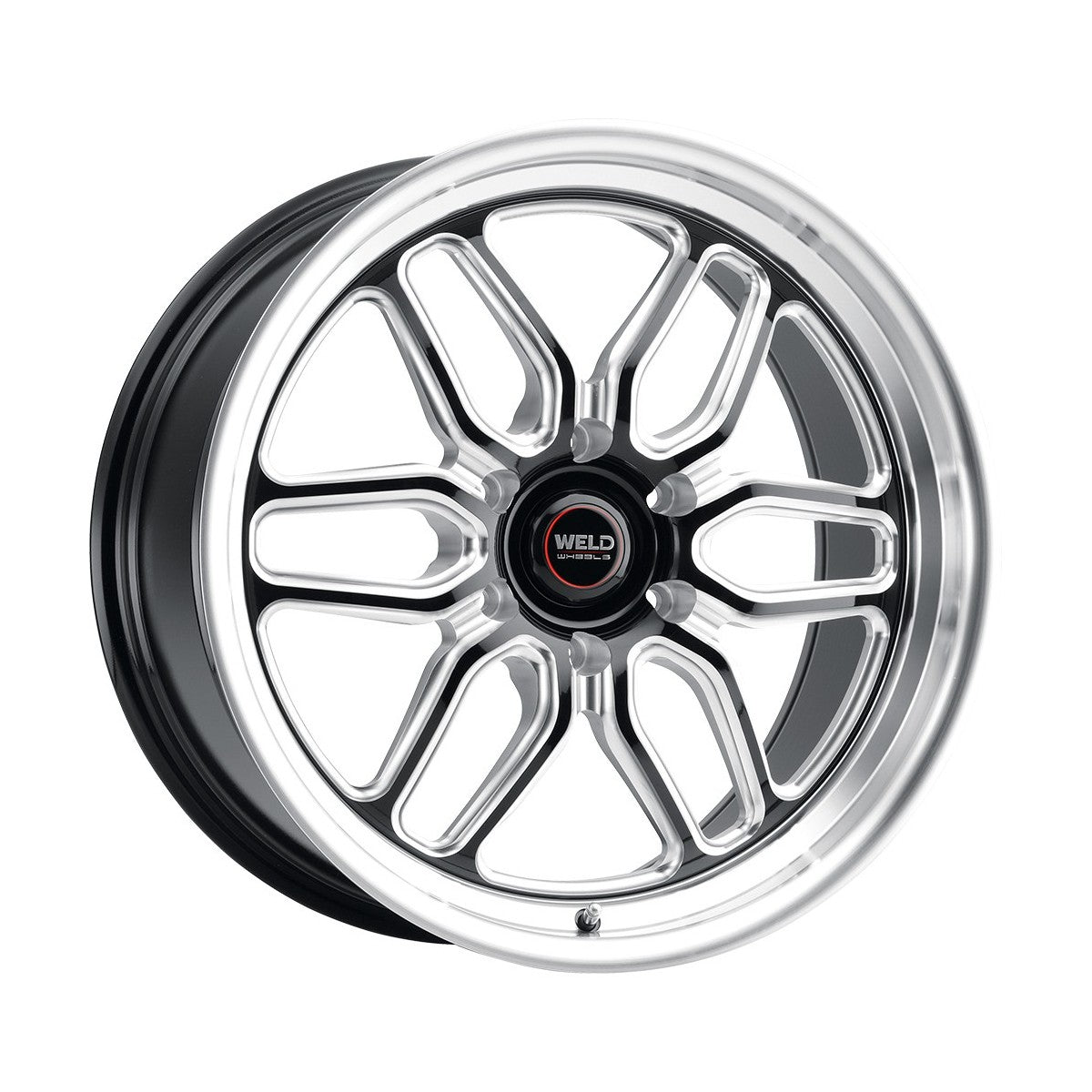 Weld S15377084P00 Laguna 6 Drag S153 Wheel 17x7 6x139.7 ET0 BS4 Gloss Black MIL - DIA
