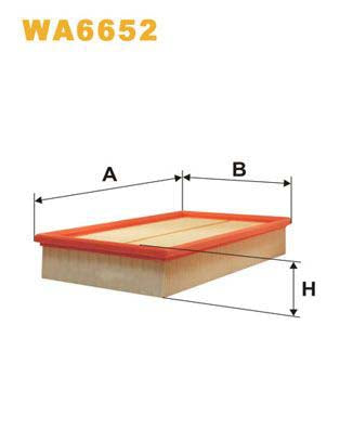 WIX Filters WA6652 Air Filter Suitable For Mercedes-Benz E-Class