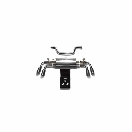 Armytrix AU8JT-QC11 Valvetronic Exhaust System Audi TT MK2 8J 2007-2014 with Quad Carbon Fiber 3.5"  | ML Performance UK UK Car Parts