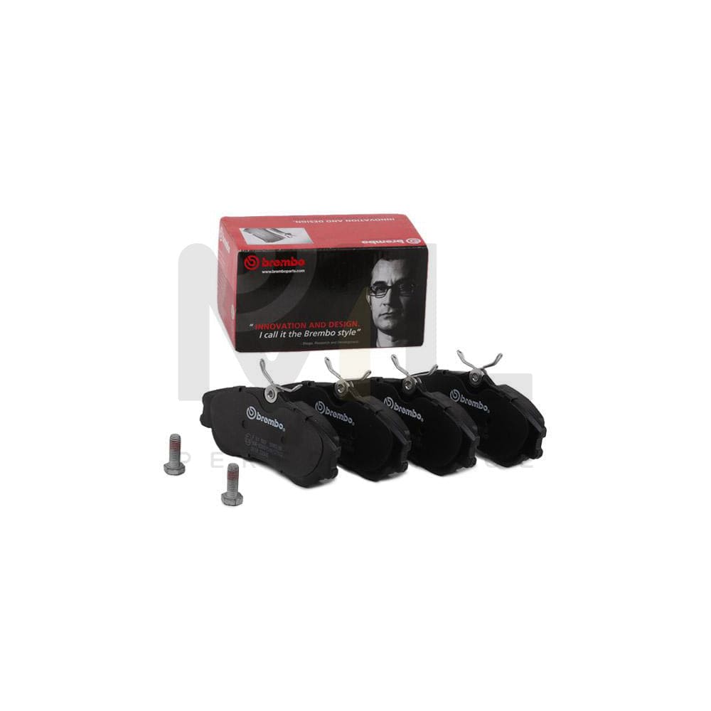 Brembo P 61 069 Brake Pad Set Excl. Wear Warning Contact, With Brake Caliper Screws | ML Performance Car Parts