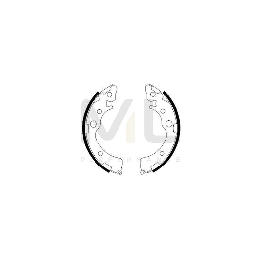 BOSCH 0 986 487 460 Brake Shoe Set | ML Performance Car Parts