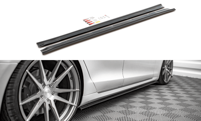 Maxton Design TE-MODELS-1F-SD1T Side Skirts Diffusers Tesla Model S (Facelift) | ML Performance UK Car Parts