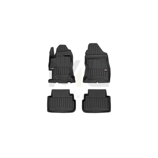 FROGUM Tailored, ProLine 3D426870 Floor mat set for SUBARU XV II (GT) Elastomer, Front and Rear, Quantity: 4, Black | ML Performance Car Parts