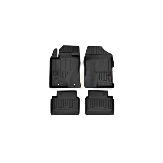 FROGUM Tailored 3D409262 Floor mat set for TOYOTA AVENSIS Elastomer, Front and Rear, Quantity: 4, Black | ML Performance Car Parts