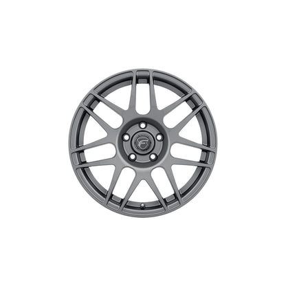 Forgestar F17377067P06 17x7 F14 Drag Semi Concave 5x114.3 ET6 BS4.25 Gloss Anthracite Drag Racing Wheel