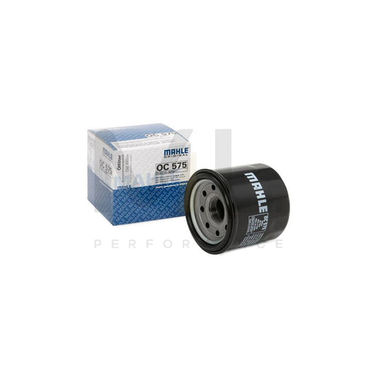 MAHLE ORIGINAL OC 575 Oil Filter for Spin-on Filter, with one anti-return valve | ML Performance Car Parts