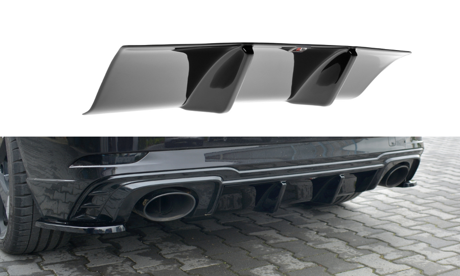 Maxton Design AU-RS3-8VF-RS1T Rear Valance Audi RS3 8V FL Sportback | ML Performance UK Car Parts