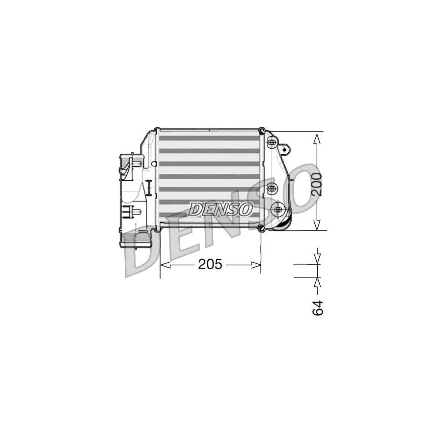 Denso DIT02025 Dit02025 Intercooler For Audi A6 C6 Avant (4F5) | ML Performance UK