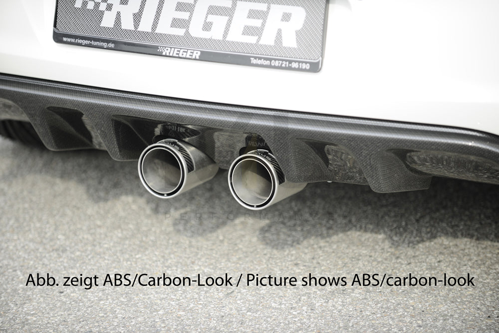 Rieger 00059514 VW Mk6 Golf Rear Diffuser 4 | ML Performance UK Car Parts