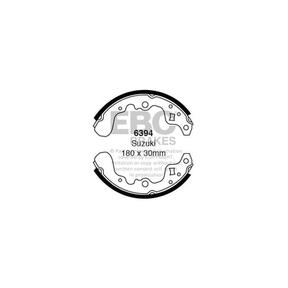 EBC 6394 Suzuki Tata Rear Brake Shoes (Inc. Swift & Indigo) 1 | ML Performance UK Car Parts