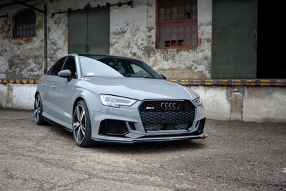 Maxton Design Audi RS3 8V FL Sedan Front Splitter V.2