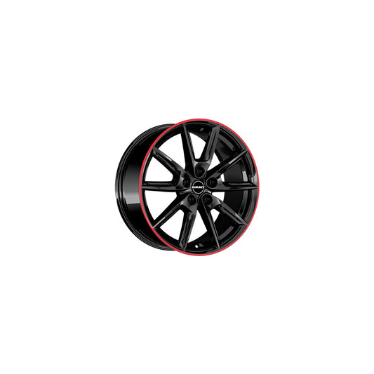 Borbet LX19 8x19 ET45 LX19 80945114,3572,5BGRR Black Glossy Rim Red Wheel | ML Performance UK Car Parts