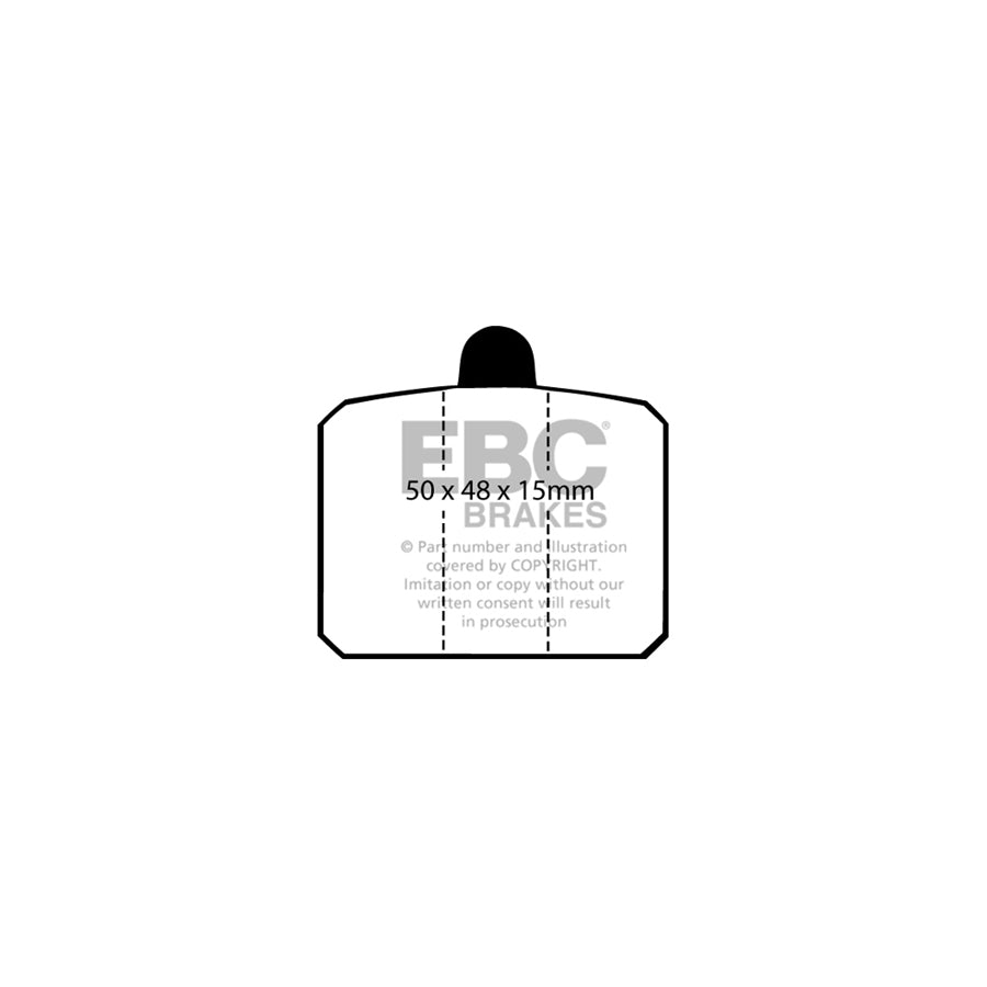 EBC DP275 Skoda Ultimax Front Brake Pads (Inc. 110 & 125 Estelle) 2 | ML Performance UK Car Parts