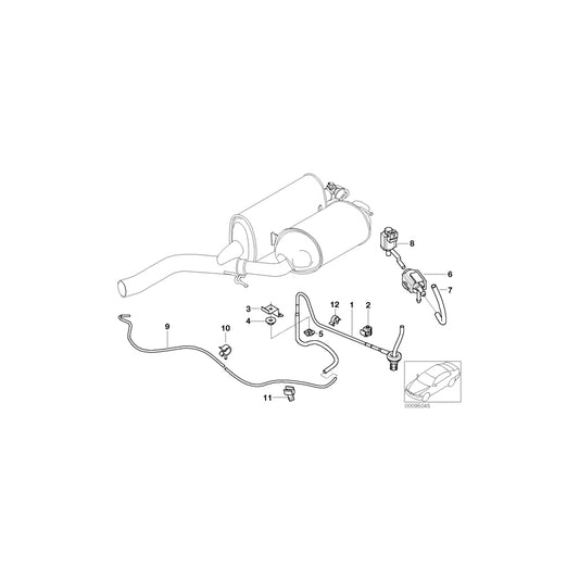 Genuine BMW 11427831835 E52 E67 E53 Tubing Support (Inc. 745Li, X5 4.6is & AlpinaV8) | ML Performance UK Car Parts