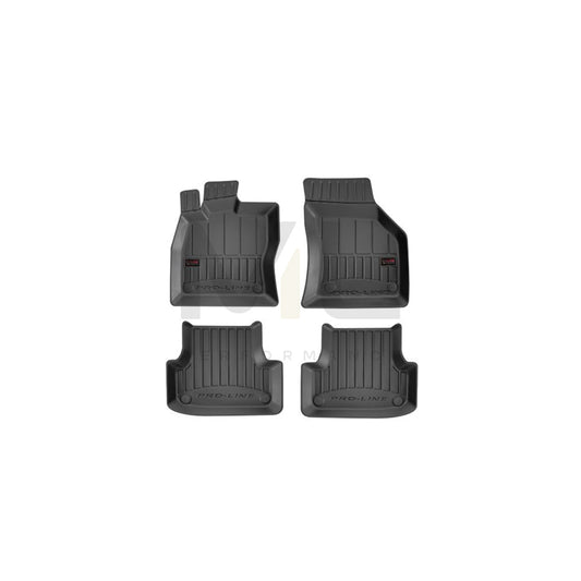 FROGUM 3D407039 Floor mat set for AUDI A3 Hatchback (8V1, 8VK) Elastomer, Front and Rear, Quantity: 4, Black | ML Performance Car Parts
